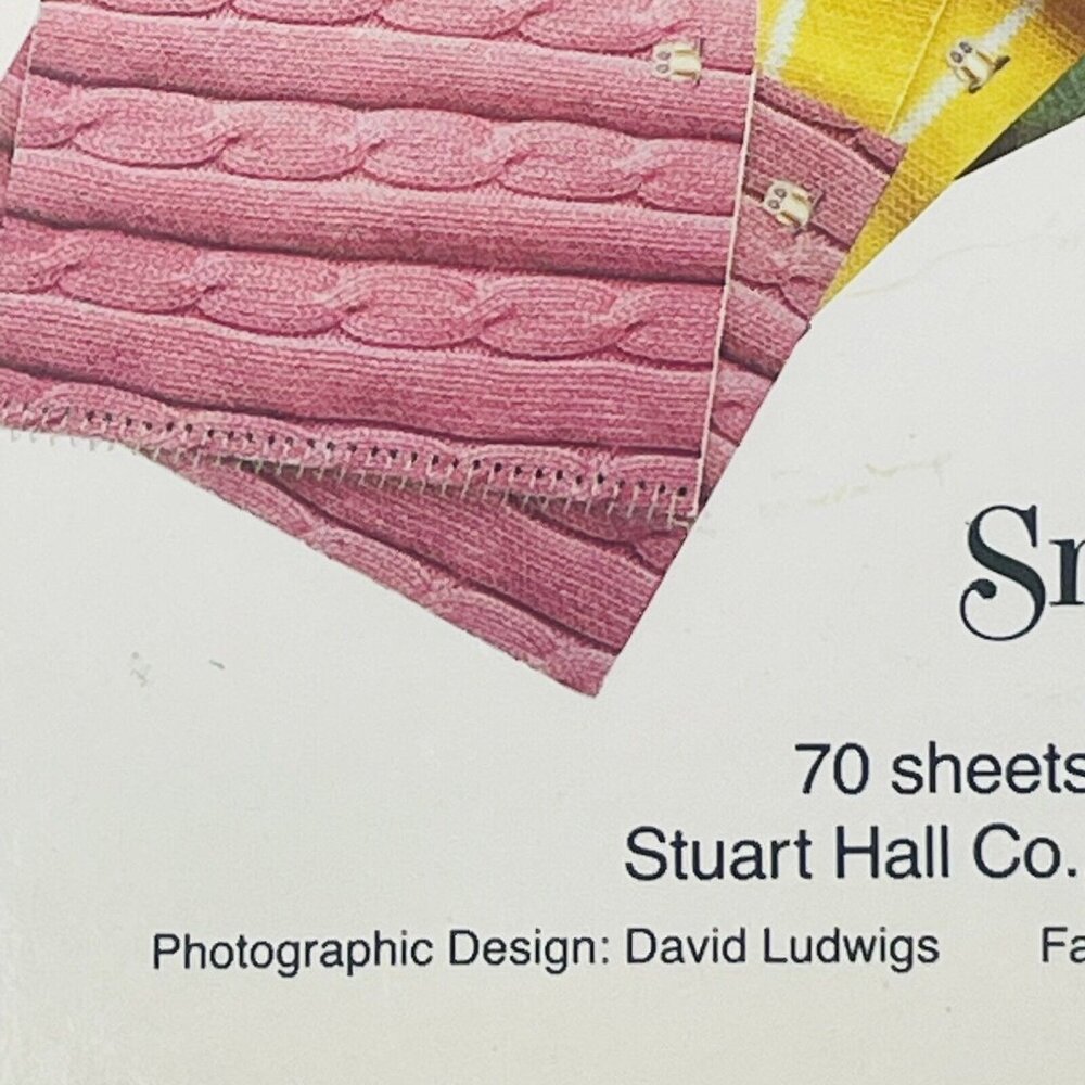 Smart Stuff Fashion David Ludwigs Blue Sweater Vintage Wide Rule Paper Notebook - Picture 5 of 10